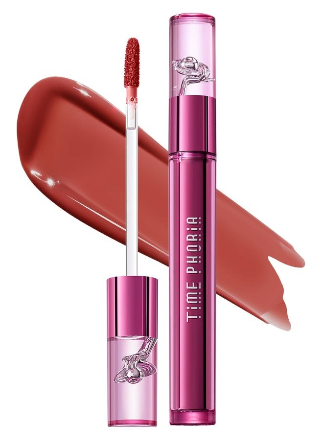 TIMEPHORIA Altera Blurring Lip Tint 014 Diva, Burnt Orange Glossy to Soft Matte Finish, Blur Lip Lines, Weightless No-Sticky Airy Velvet Texture, Vibrant Hydrating Long-Lasting Lip Makeup - Image 1